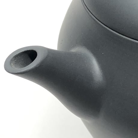 伊藤雅風 Gafu Ito 黒マット 印籠蓋 後手急須　ST0164