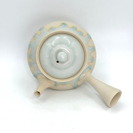 藤田德太 Tokuta Fujita 灰青磁 釜型 急須　ST0973