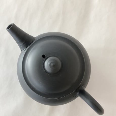 伊藤雅風 Gafu Ito 黒マット 印籠蓋 後手急須　ST0083