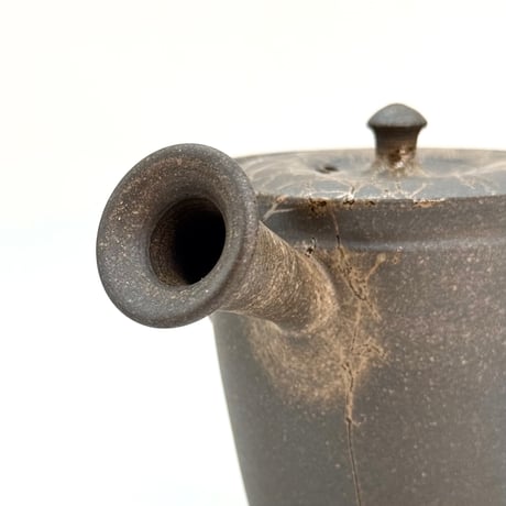 水野陽景 Yokei Mizuno 焼締藻掛け 末型茶注　ST0996