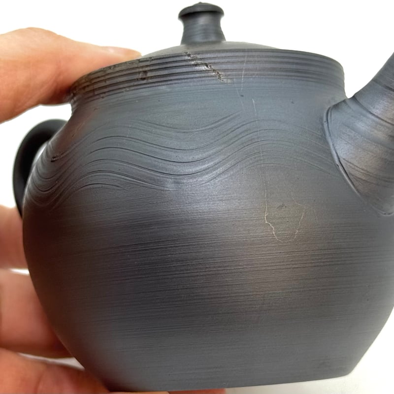 山田勇太朗 Yutaro Yamada 藻掛け 波文 後手急須 ST0960 | TOKONA