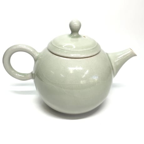 千葉光広 Mitsuhiro Chiba 灰釉 印籠蓋 後手急須　ST0123