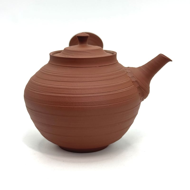 中川貴了 Takanori Nakagawa 本朱泥 急須 ST0887 | TOKONAME