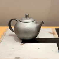 千葉光広 Mitsuhiro Chiba 鉄化粧 焼締 後手急須　ST1062