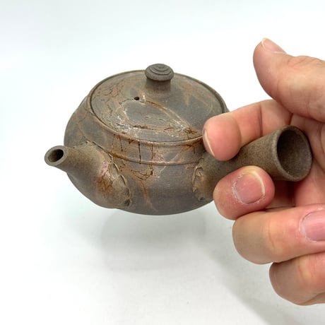 谷川仁 Hitoshi Tanikawa 炭化藻掛け 茶注　ST0965