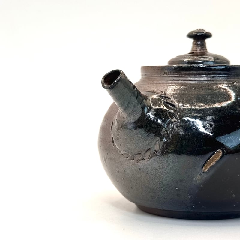 山田想 So Yamada 常滑 後手急須 木箱入 ST0860 | TOKONAME