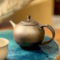 千葉光広 Mitsuhiro Chiba 窯変鉄化粧 後手急須　ST0877