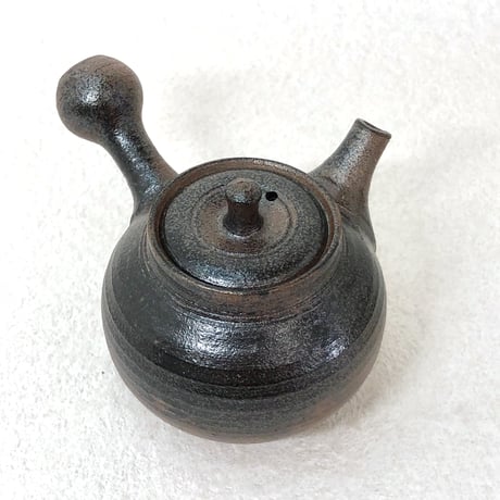 北條 Hokujo 黒窯変 茶注　ST0585