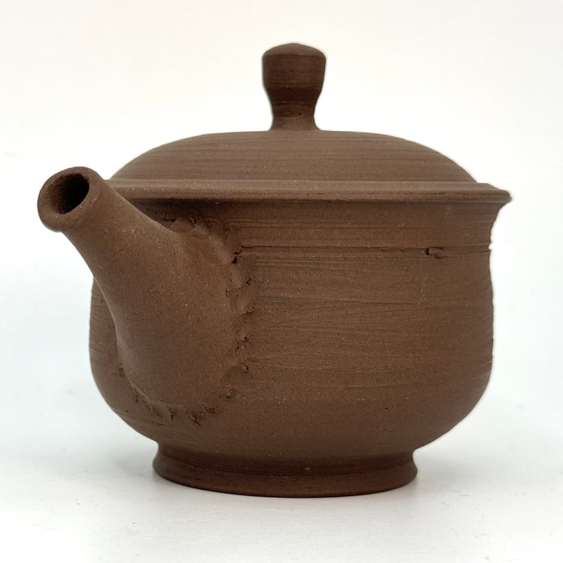 吉川雪堂 Setsudo Yoshikawa 烏泥 筋挽き 宝瓶 木箱入 ST0778 |