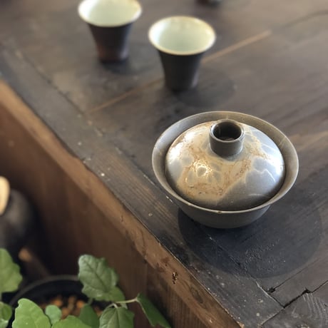 伊藤雅風 Gafu Ito 藻掛け 蓋碗 M　ST0268