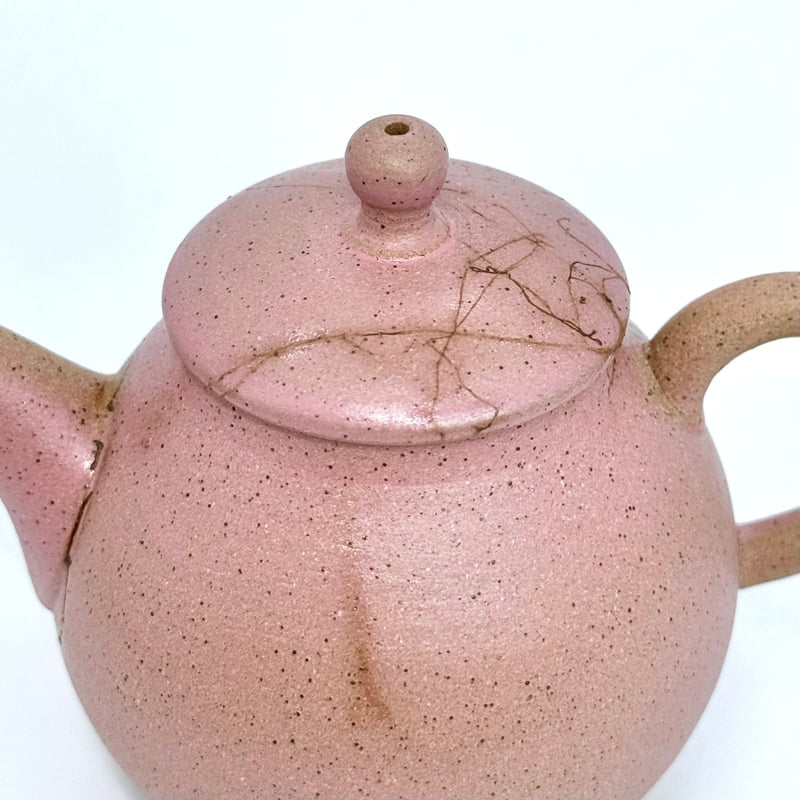 甚秋 伊藤成二 Jinshu Seiji Ito 桜色 藻掛け 後手急須 ST082