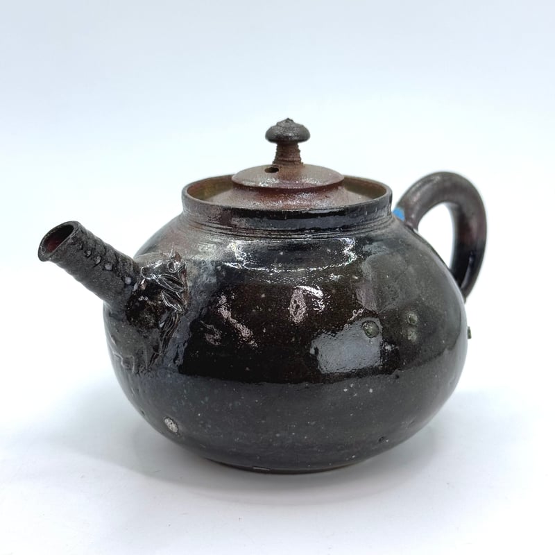 taka　山田常山　急須 人間国宝 三代山田常山 三十六歌仙 細字朱泥急須 満容量230ml 煎茶急須