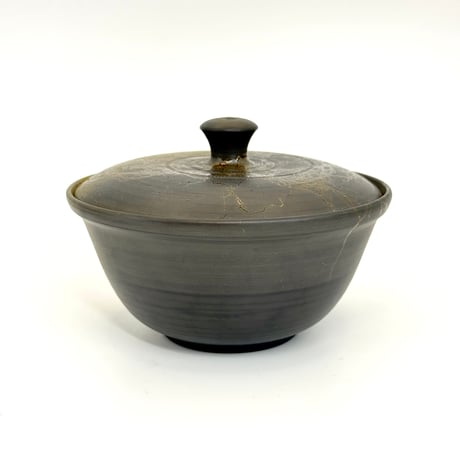 片山白山 Hakusan Katayama 緑泥窯変藻掛け宝瓶　ST0776