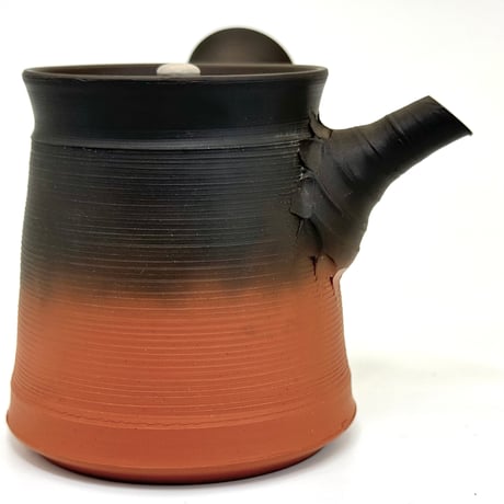 村越風月 Fugetsu Murakoshi 糸目窯変茶注 木箱入　ST0731