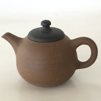 村田益規Yoshiki Murata  烏泥 黒印籠蓋 後手急須　ST0037
