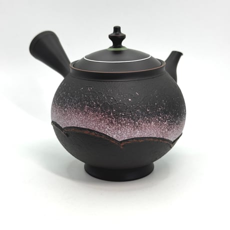 鯉江廣 Hiroshi Koie  あけぼの彩 波紋 茶注 木箱入　ST1012
