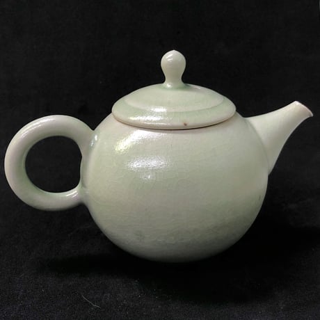 千葉光広 Mitsuhiro Chiba 灰釉 印籠蓋 後手急須　ST0187