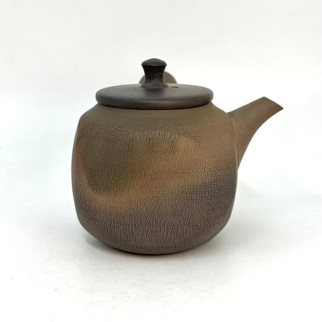 甚秋  伊藤成二  Jinshu  Seiji Ito  嵐絞り茶壺　ST1089