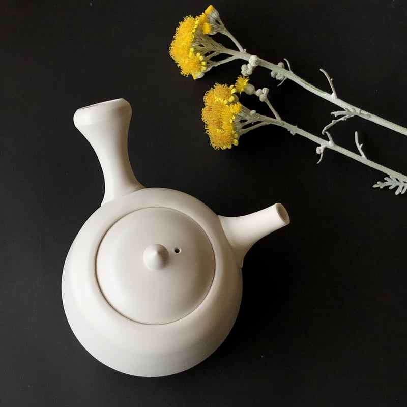 吉川雪月 Setsugetsu Yoshikawa 白泥 急須 ST0510 | TOKONA