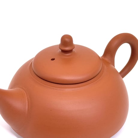 鯉江廣 Hiroshi Koie  朱泥 茶銚 木箱入　ST0752