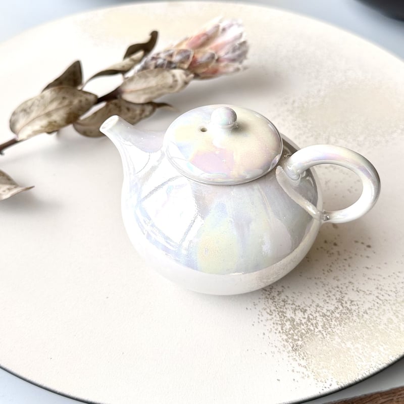 都築豊 Yutaka Tsuzuki 艶急須 後手 真珠(パール)ST0595 都築豊 Yutaka Tsuzuki 艶急須 後手 真珠(パール)ST0595