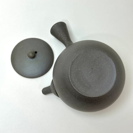 水野博司 Hiroshi Mizuno 焼き締め 象嵌 丸型 急須　ST0668