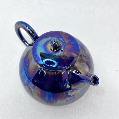 都築豊 Yutaka Tsuzuki 艶急須 後手 蒼玉（サファイア）ST0592