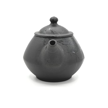 北條 Hokujo 黒藻掛け茶注 木箱入　ST0809