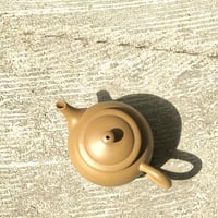 片山白山 Hakusan Katayama 黄泥  後手急須　ST0458
