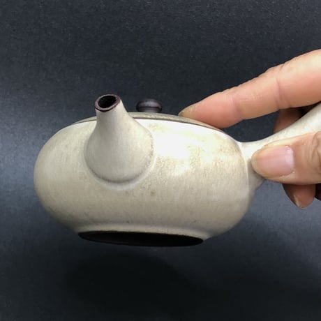 千葉光広 Mitsuhiro Chiba チタン釉  平丸急須　ST0551