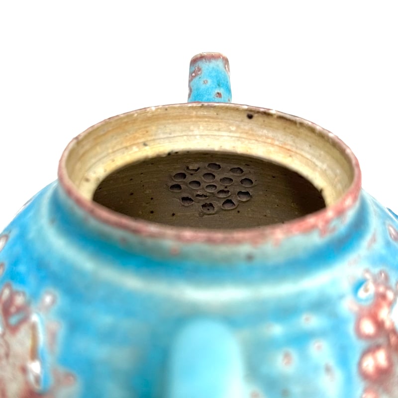 山田想 So Yamada 青 後手急須 木箱入 ST1015 | TOKONAME