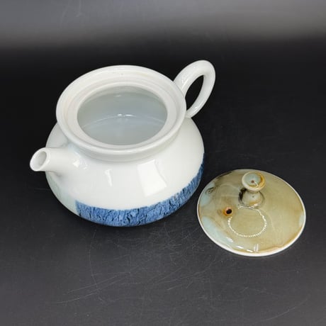 一ツ松綾乃 Ayano Hitotsumatsu  和紙染め 後手急須　ST1040