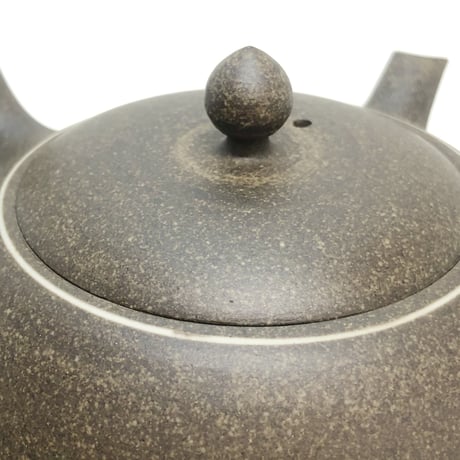 水野博司 Hiroshi Mizuno 焼き締め 象嵌 丸型 急須　ST0227