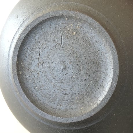 千葉光広 Mitsuhiro Chiba 黒 印籠蓋 後手急須　ST0004