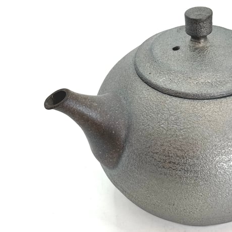 千葉光広 Mitsuhiro Chiba 鉄化粧 焼締 後手急須　ST1062