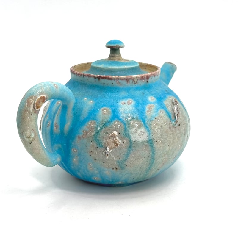 山田想 So Yamada 青 後手急須 木箱入 ST0971 | TOKONAME I