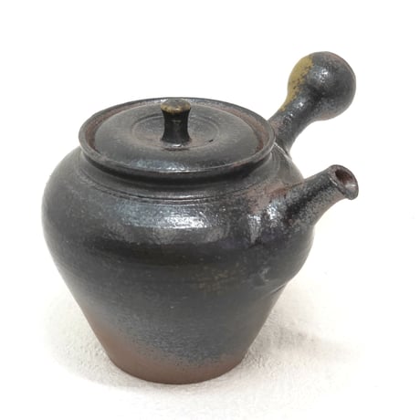 北條 Hokujo 黒窯変 茶注　ST0571
