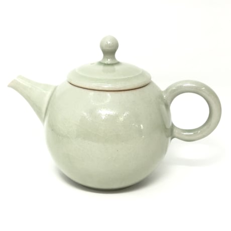千葉光広 Mitsuhiro Chiba 灰釉 印籠蓋 後手急須　ST0328