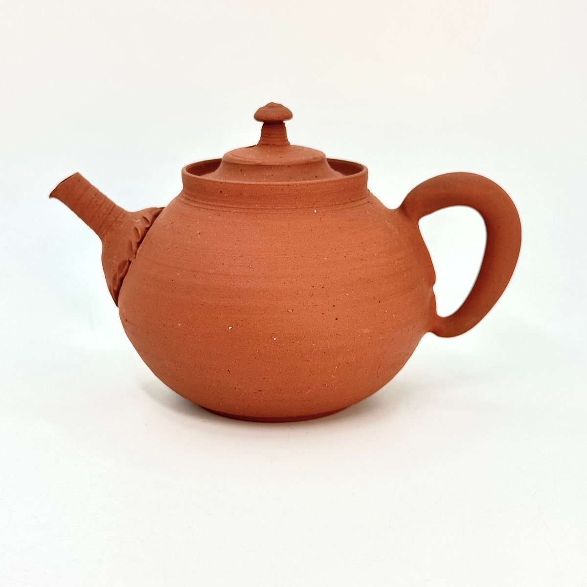 山田想 So Yamada 朱泥 後手急須 木箱入 ST1016 | TOKONAME