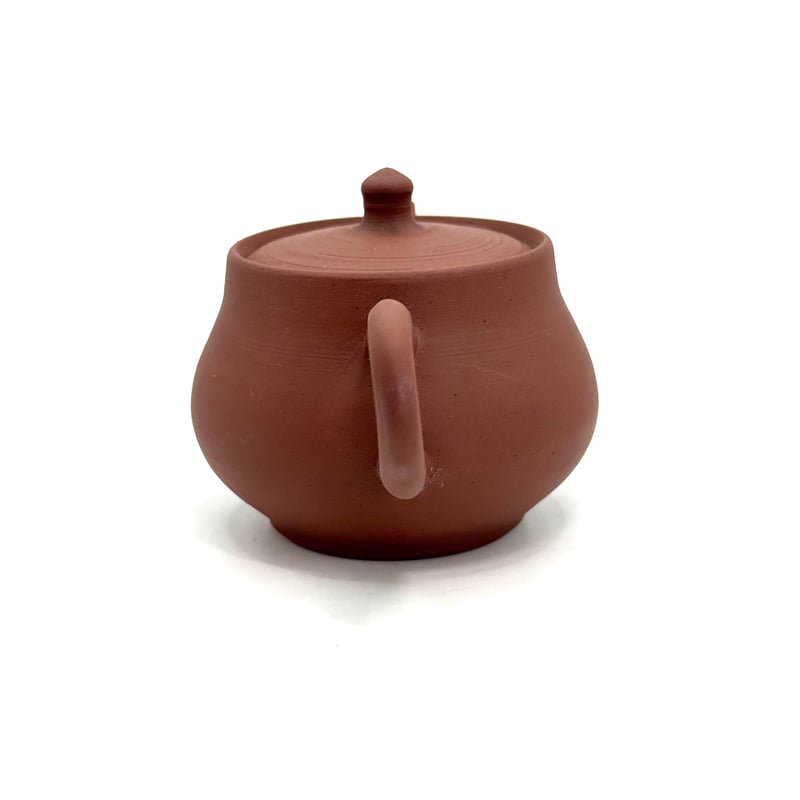 谷川仁 Hitoshi Tanikawa 朱泥後手急須 ST0938 | TOKONAME I