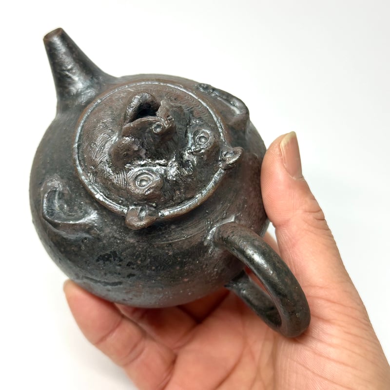 外池素之 Motoyuki Tonoike たぬき急須 ST0697 | TOKONAME