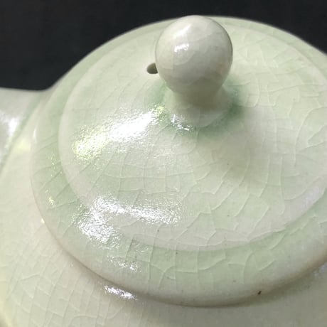 千葉光広 Mitsuhiro Chiba 灰釉 印籠蓋 後手急須　ST0187
