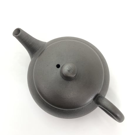 甚秋  伊藤成二  Jinshu  Seiji Ito  黒 後手急須 　ST0295