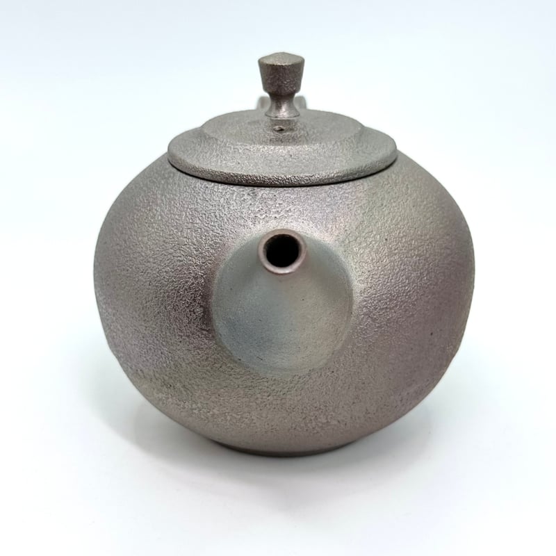 希少　越後太丘焼　霊芝取手付花瓶 希少 越後太丘焼 霊芝取手付花瓶