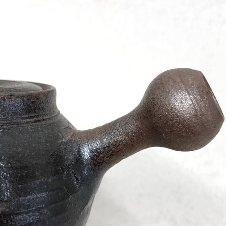 北條 Hokujo 黒窯変 茶注　ST0585