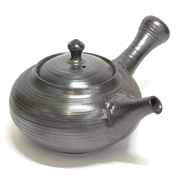 吉川雪堂 Setsudo Yoshikawa 窯変 筋挽き 急須 ST0111 | TOKON