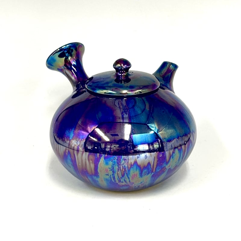 都築豊 Yutaka Tsuzuki 艶急須 横手 蒼玉（サファイア）ST0913 | TOK