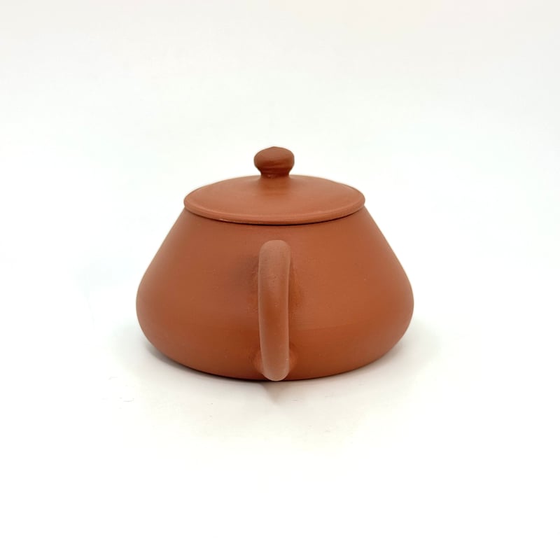 山田陶山 Tozan Yamada 朱泥 後手茶注 ST0964 | TOKONAME ISO