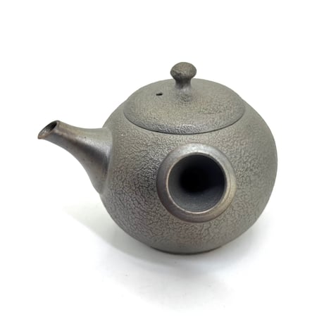 千葉光広 Mitsuhiro Chiba 窯変 鉄化粧 丸型急須　ST1139