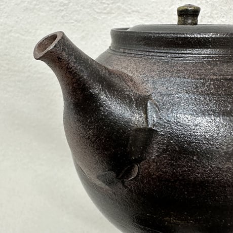 北條 Hokujo 黒窯変 茶注　ST0587